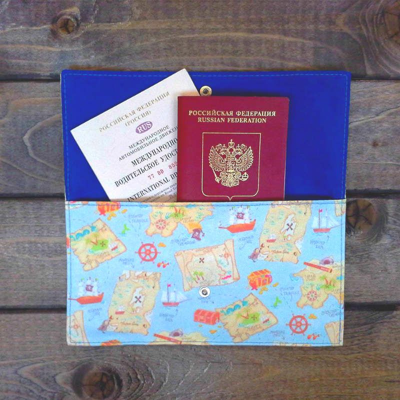 Конверт Pirate map Конверт Pirate mapДля путешествий<br>Конверт Pirate map<br>Размер: None; Объем: None; Материал: Текстиль, резина; Цвет: Комбинированный;