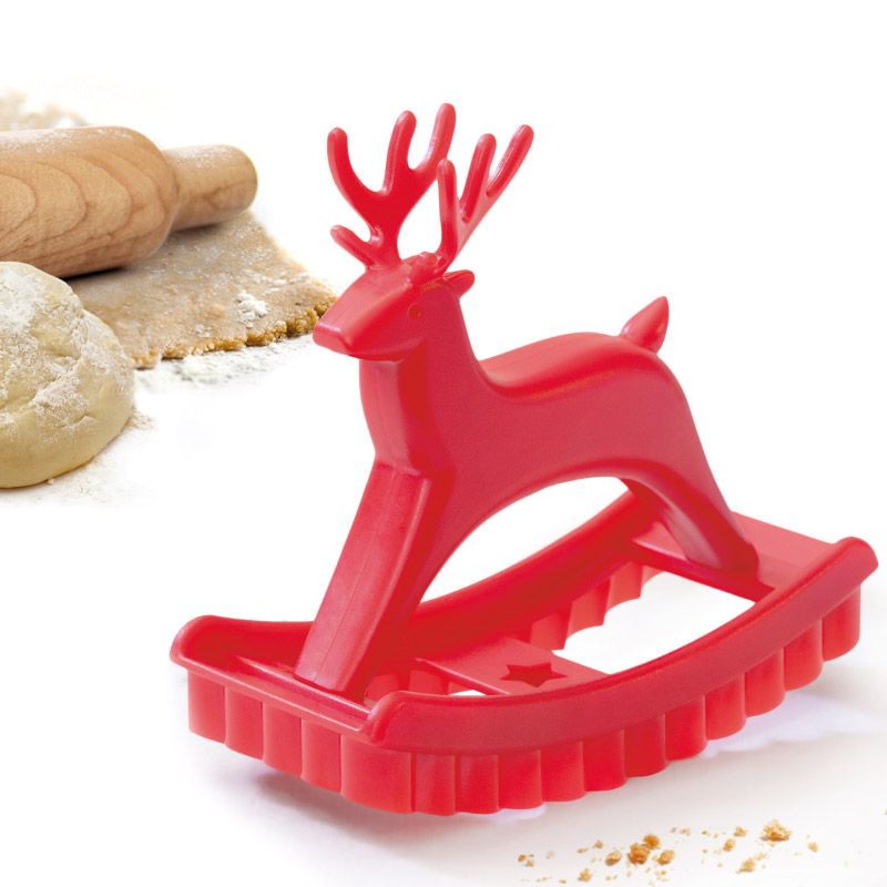 Форма для печенья Sweet deer Форма для печенья Sweet deerПодарки<br>Форма для печенья Sweet deer<br>Размер: 11 x 8 x 5 см; Объем: None; Материал: Пластик ABS; Цвет: Красный;