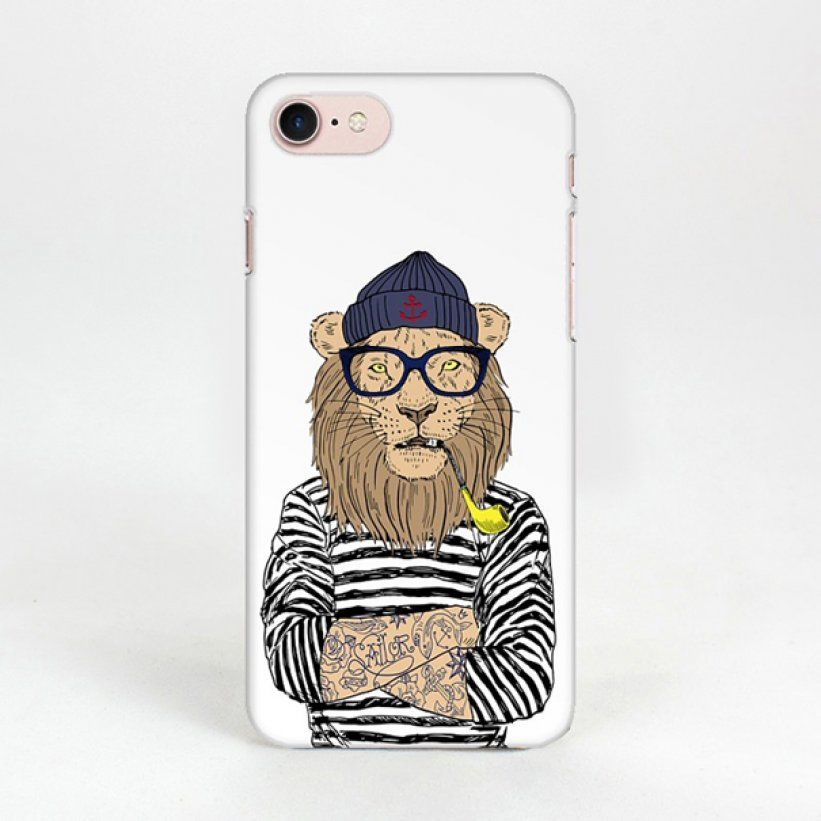 Пластиковый чехол Hipsta Animals для iPhone 6/6S (Лев) Пластиковый чехол Hipsta Animals для iPhone 6/6S (Лев)Чехлы для телефона<br>Для любителей животных и смартфонов.<br>Размер: None; Объем: None; Материал: Пластик; Цвет: Белый;