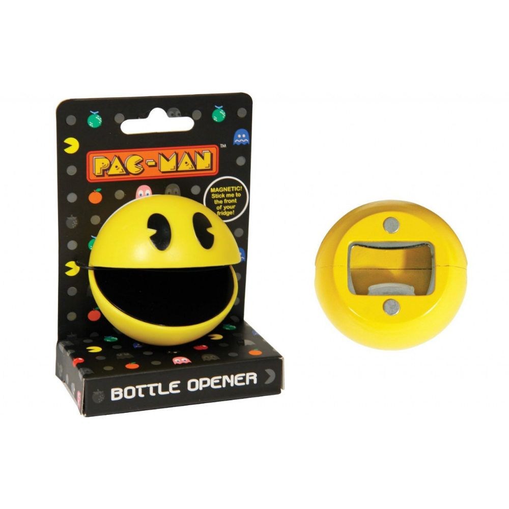 Открывалка с магнитом Pac Man Открывалка с магнитом Pac ManПодарки<br>Магнитная открывалка - Pac Man<br>Размер: None; Объем: None; Материал: Пластик; Цвет: Желтый;