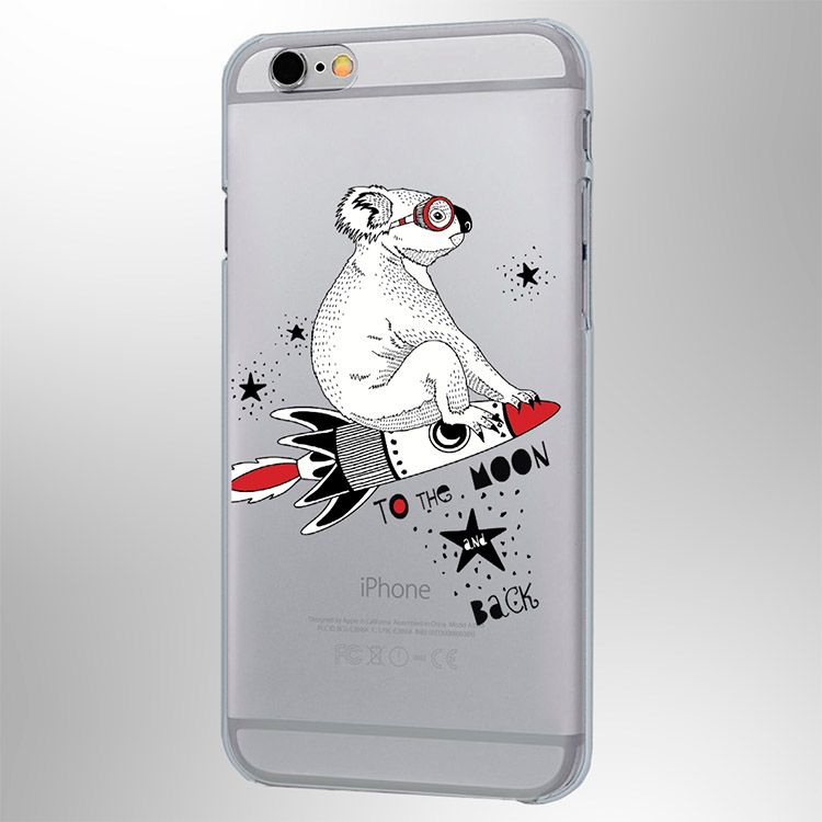Чехол Sketch Animals Коала iPhone 7 Чехол Sketch Animals Коала iPhone 7Чехлы для телефона<br>Коала летит на луну или прямо на ваш телефон.<br>Размер: None; Объем: None; Материал: Пластик; Цвет: Прозрачный;