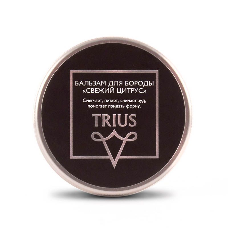 Бальзам для бороды Trius, Свежий цитрус, 50 мл Бальзам для бороды Trius, Свежий цитрус, 50 млМужчине<br>Бальзам для бороды освежающий.<br>Размер: 50 мл; Объем: None; Материал: None; Цвет: None;