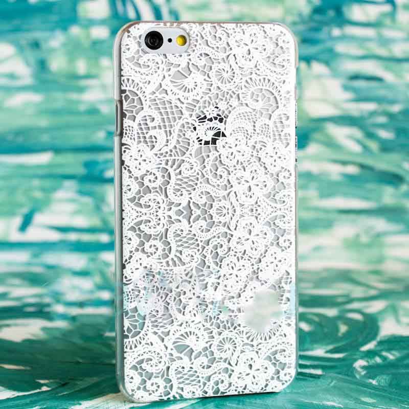 Чехол Кружева (Белые) для iPhone 6/6S Чехол Кружева (Белые) для iPhone 6/6SЧехлы<br>Прекрасные кружева из самого Парижу, для вашего смартфона.<br>Размер: None; Объем: None; Материал: Пластик; Цвет: Белый;