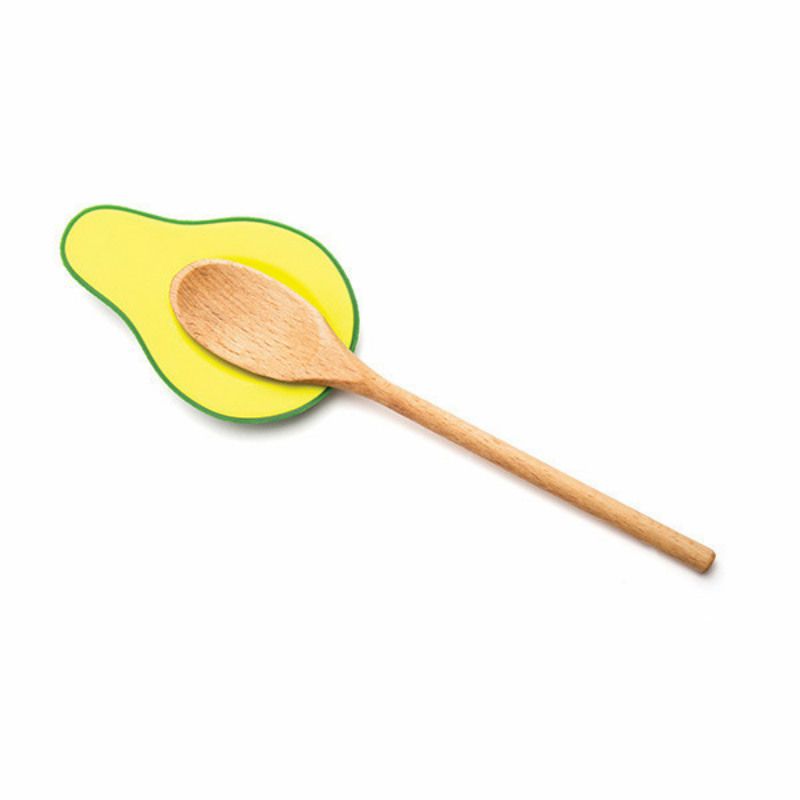 Подставка для ложки Avocado Подставка для ложки AvocadoКухня<br>Подставка для ложки Avocado<br>Размер: None; Объем: None; Материал: Силикон; Цвет: Зеленый / Желтый;