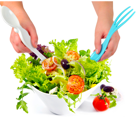 Ложки для салата Squid Salad Ложки для салата Squid SaladНожи и аксессуары<br>Ложки для салата Кальмары (Squid Salad)<br>Размер: 2 х 10.7 х 30 см.; Объем: None; Материал: Пластик; Цвет: None;