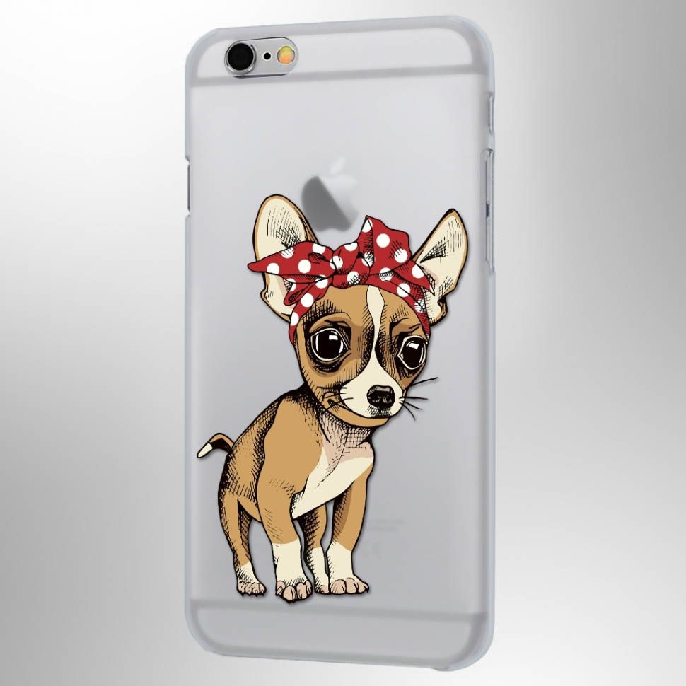 Чехол Питомцы (Чихуахуа) iPhone 6/6S Чехол Питомцы (Чихуахуа) iPhone 6/6SЧехлы для телефона<br>Теперь ваш любимый питомец не только на фотографиях, но и на чехле телефона.<br>Размер: None; Объем: None; Материал: Пластик; Цвет: Прозрачный;