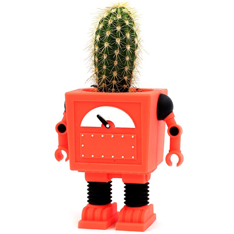 Горшок цветочный Planterbot красный Горшок цветочный Planterbot красныйКосмос<br>Горшок цветочный Planterbot красный<br>Размер: None; Объем: None; Материал: Пластик ABS; Цвет: Красный;