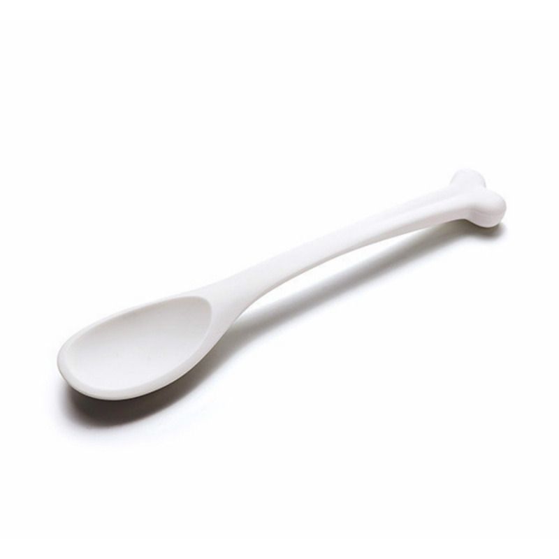 Кулинарная ложка Bone Appetit Кулинарная ложка Bone AppetitКулинария<br>Кулинарная ложка Bone Appetit<br>Размер: 30 x 4 x 6 см; Объем: None; Материал: Силикон; Цвет: Белый;
