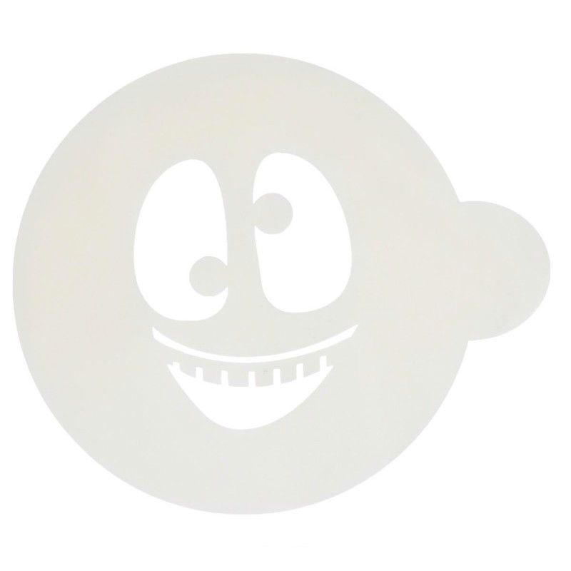 Трафарет на кофе и десерты Crazy smile Трафарет на кофе и десерты Crazy smileДля кофе и чая<br>Трафарет на кофе и десерты - Crazy smile<br>Размер: None; Объем: None; Материал: Пластик; Цвет: None;