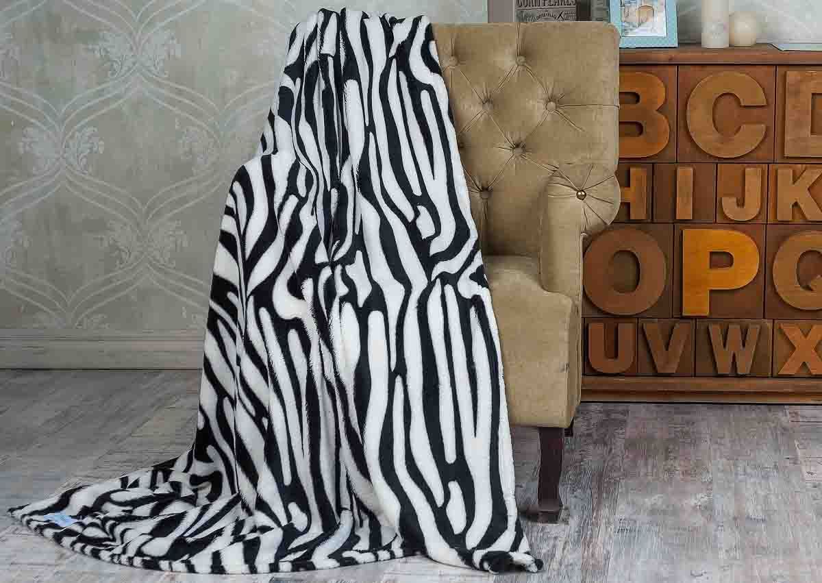 Плед Sleepy Classic Zebra Плед Sleepy Classic ZebraИнтерьер<br>Мягкий и теплый подарок каждому.<br>Размер: 200 х 220 см; Объем: None; Материал: Микрофибра; Цвет: Белый / Черный;