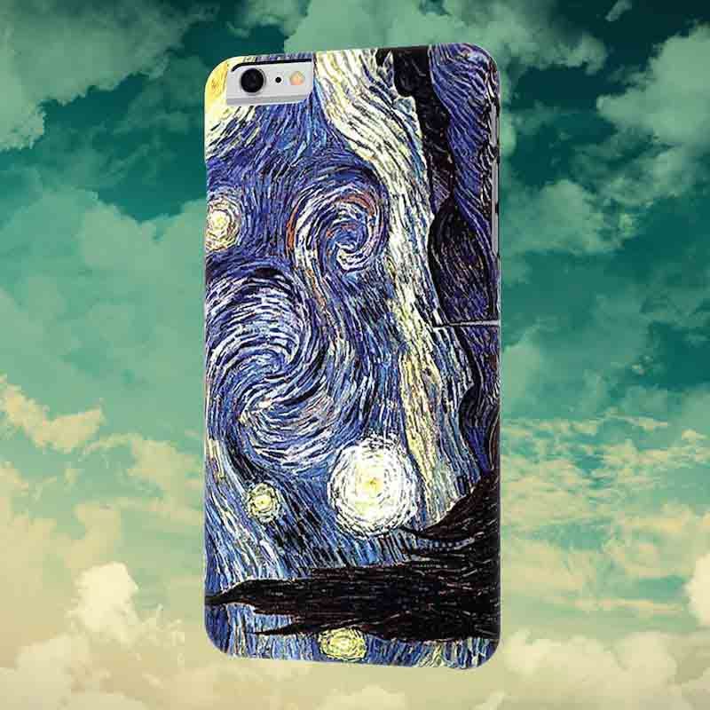 Чехол Картины для iPhone 6/6S(Ван Гог Звездная ночь) Чехол Картины для iPhone 6/6S(Ван Гог Звездная ночь)Чехлы для телефона<br>Вы любите искусство и телефоны, новинка - чехол картины, просто подарок.<br>Размер: None; Объем: None; Материал: Пластик; Цвет: Синий;