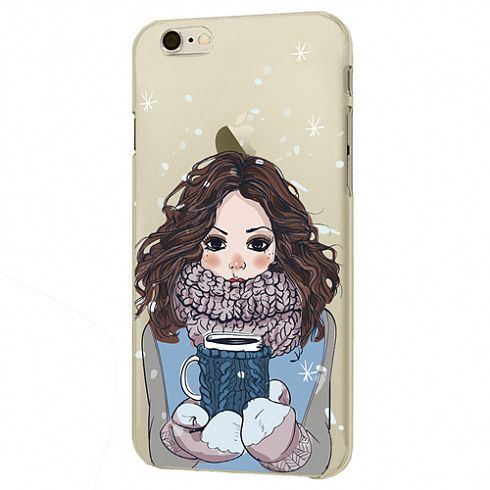 Чехол Hipsta People (девушка с кофе) для iPhone 6/6S Чехол Hipsta People (девушка с кофе) для iPhone 6/6SЧехлы<br>Очаровательным девушкам и их подругам - актуальный подарок.<br>Размер: None; Объем: None; Материал: Пластик; Цвет: Белый;