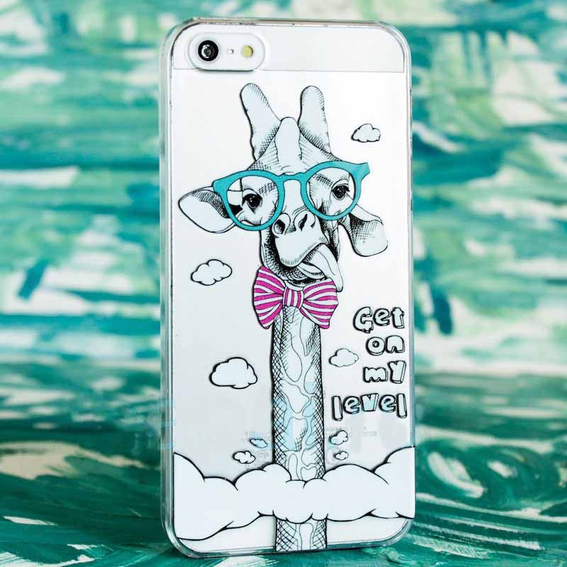 Чехол Sketch Animals для iPhone 6/6S (Жираф) Чехол Sketch Animals для iPhone 6/6S (Жираф)Чехлы для телефона<br>Милый жираф на вашем смартфоне.<br>Размер: None; Объем: None; Материал: Пластик; Цвет: Белый;