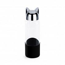 Бутылка для воды Balvi Cat 0,35 л черная