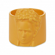 Горшок керамический для цветов Balvi Frida жёлтый